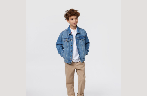Kids’ denim jackets from Bangladesh exporter for global brands