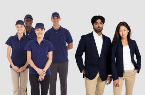Specialized woven corporate uniforms from Bangladesh exporter for global brands